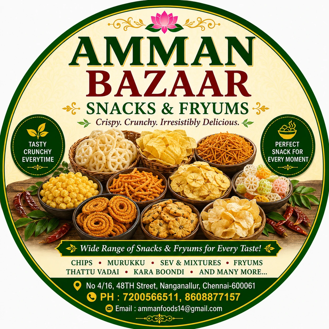 Snacks & Fryums